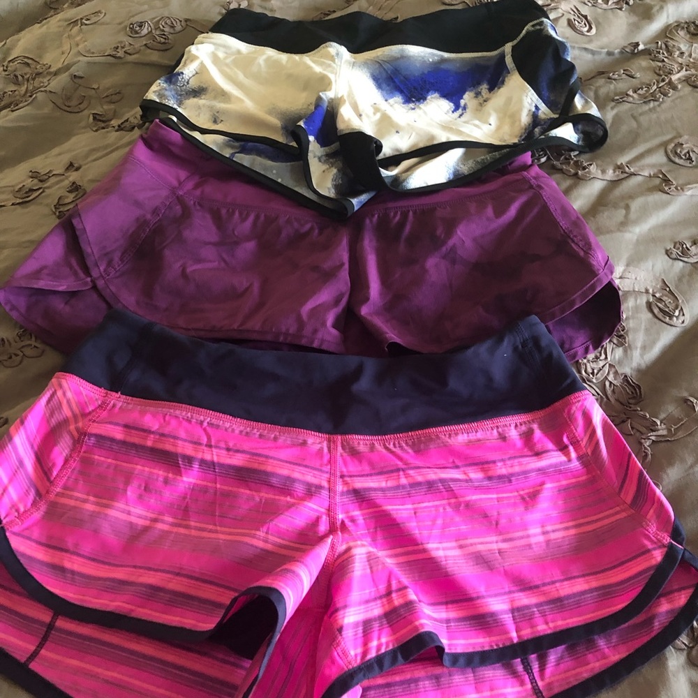 Lululemon speed shorts bundle